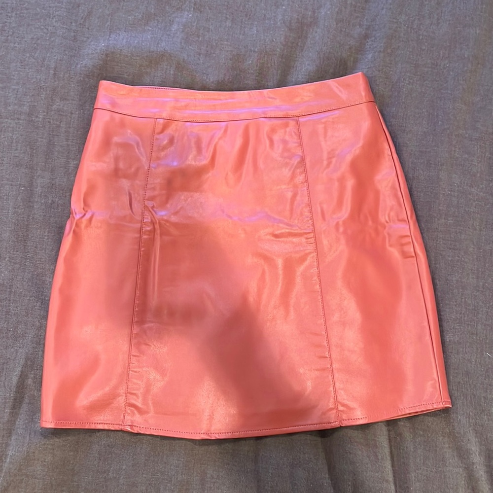 Bishop + Young Pleather skirt
